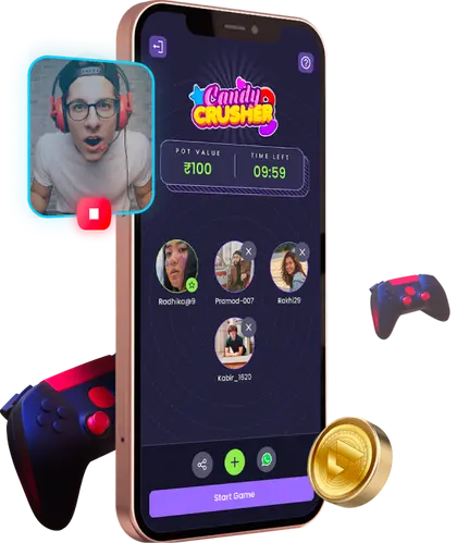 frolic phone and joystick banner